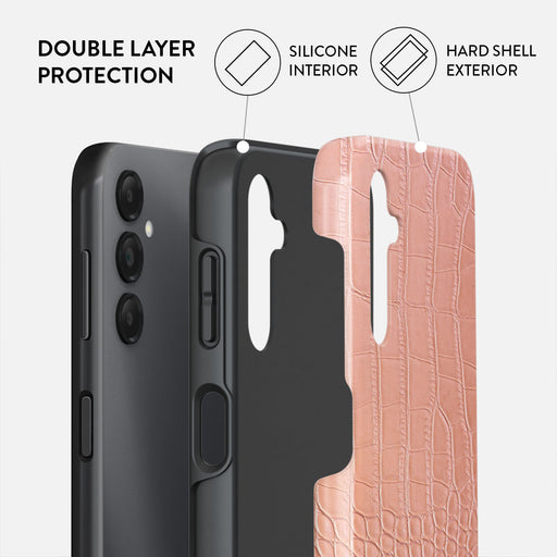 Pink Croco - Samsung Galaxy A25 Case 2