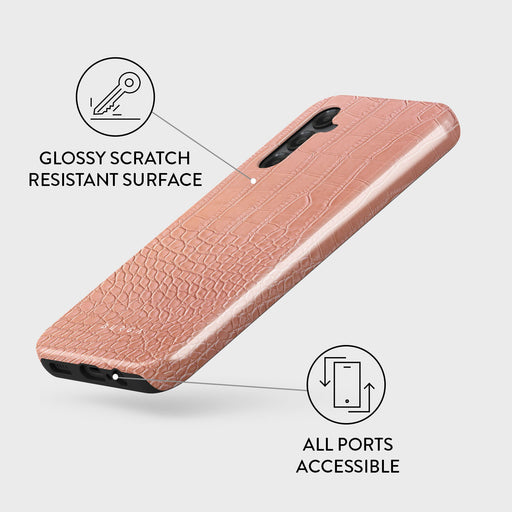Pink Croco - Samsung Galaxy A25 Case 3