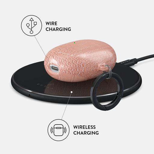 Pink Croco - Google Pixel Buds Pro 2 Case 3