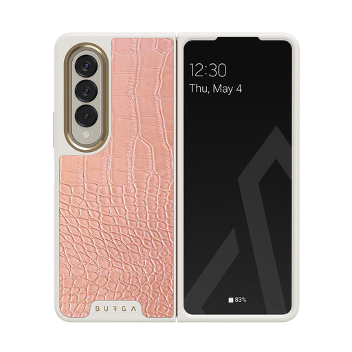 Pink Croco - Samsung Galaxy Z Fold 4 Case 37