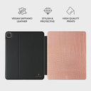Pink Croco - iPad Pro 12.9 (6th/5th Gen) Case 3