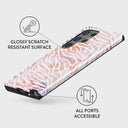 Sultry July - Zebra Samsung Galaxy S24 Ultra Case 7