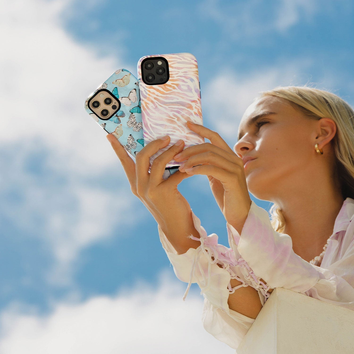 Sultry July - Zebra iPhone 13 Pro Case | BURGA