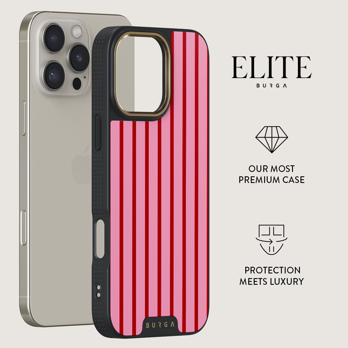 ELITE BURGA ハート iPhone16proケース Favorite Bikini - iPhone 16 Pro Case | BURGA