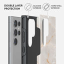 Vanilla Sand - Marble Samsung Galaxy S24 Ultra Case 6