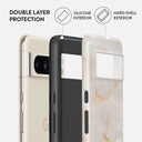 Vanilla Sand - Marble Google Pixel 8 Pro Case 2