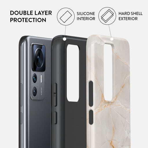 Vanilla Sand - Marble Xiaomi 12T Pro Case 2