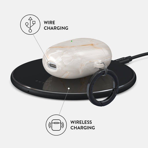 Vanilla Sand - Marble Google Pixel Buds Pro 2 Case 3