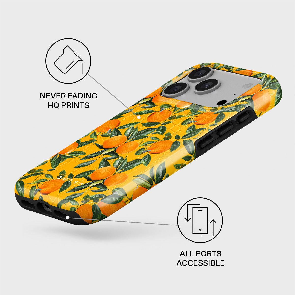 Orange Lemonade - iPhone 17 Pro Case | BURGA