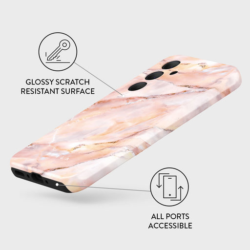Morning Sunshine - Pastel Marble Samsung Galaxy A35 Case 3