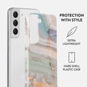 Pastel Hues - Colorful Marble Samsung Galaxy S22 Plus Case 2