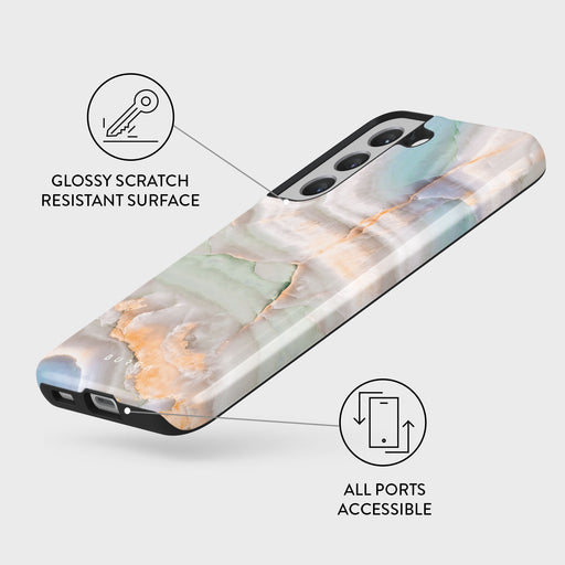 Pastel Hues - Colorful Marble Samsung Galaxy S22 Case 7