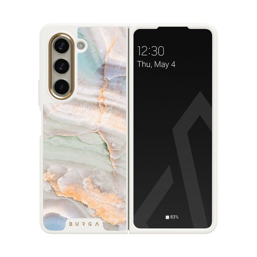 Pastel Hues - Colorful Marble Samsung Galaxy Z Fold 5 Case