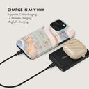 Pastel Hues - Colorful Marble Magnetic Power Bank 4