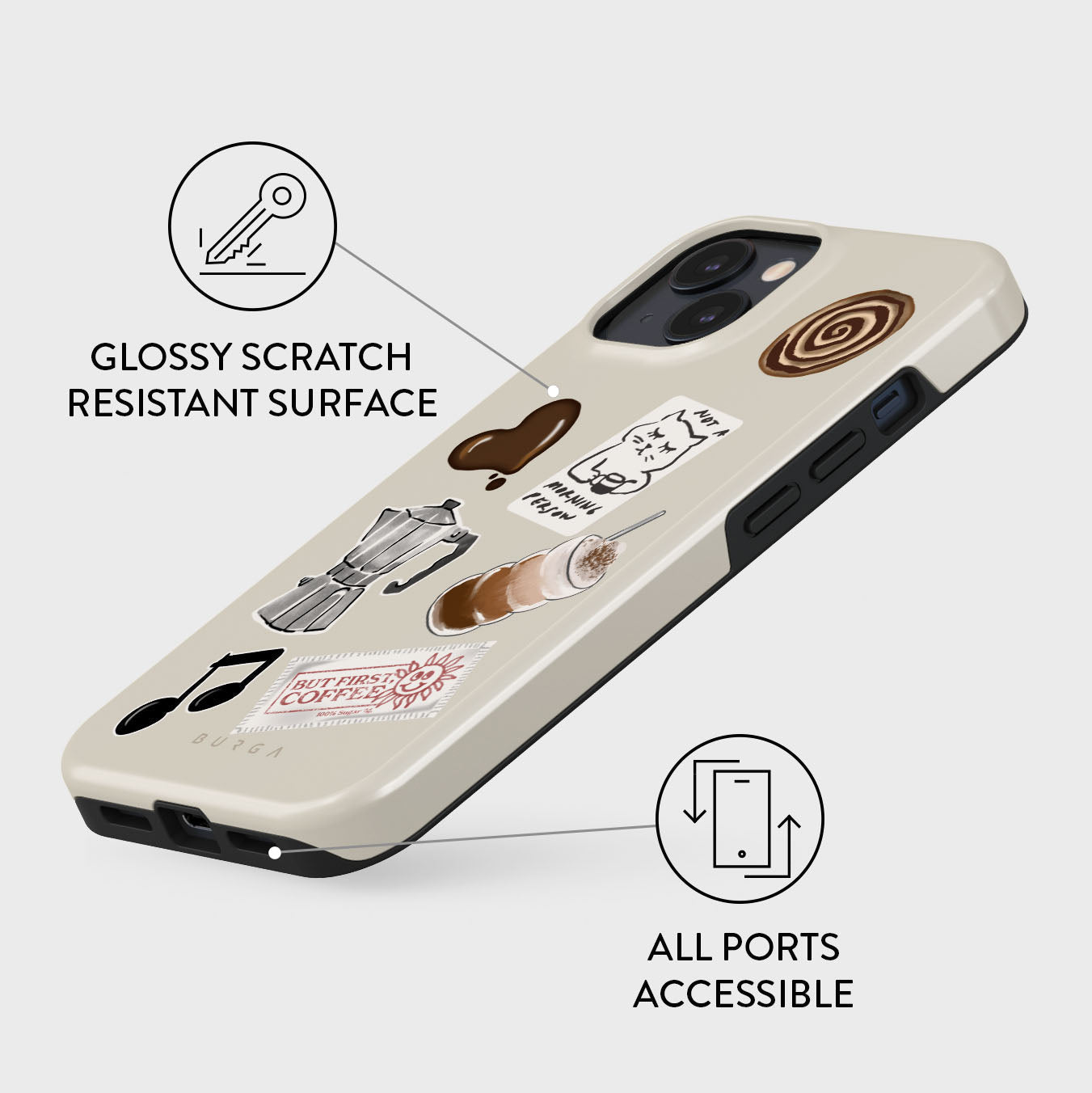 Oat Milk Please - iPhone 13 Case | BURGA