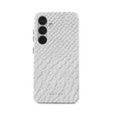 Glacial Desert - White Snakeskin Samsung Galaxy S25 Plus Case 1