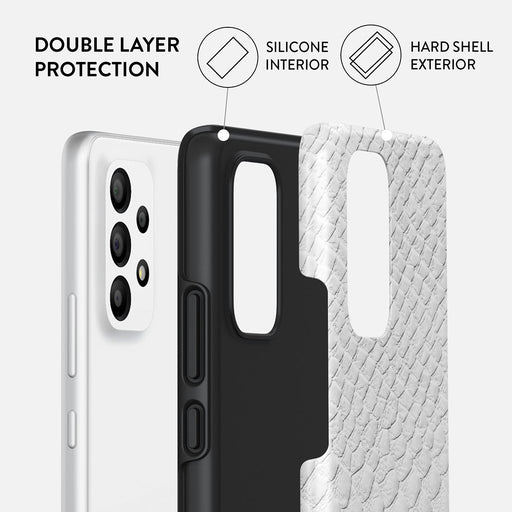 Glacial Desert - White Snakeskin Samsung Galaxy A23 4G / 5G Case 2