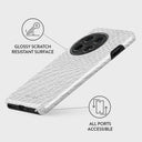 Glacial Desert - White Snakeskin OnePlus 12 Case 3