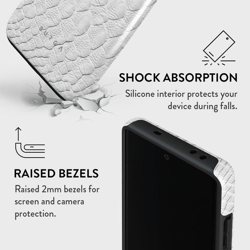 Glacial Desert - White Snakeskin OnePlus 12 Case 4