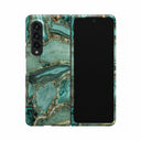 Ubud Jungle - Turquoise Samsung Galaxy Z Fold 4 Case 1