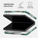 Ubud Jungle - Turquoise Samsung Galaxy Z Fold 4 Case 2