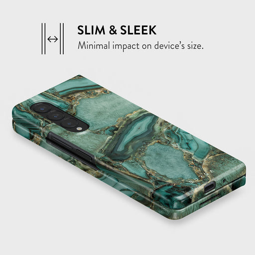 Ubud Jungle - Turquoise Samsung Galaxy Z Fold 4 Case 4