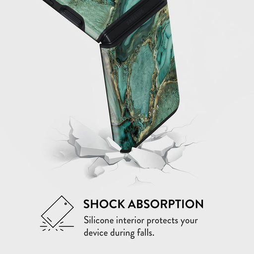 Ubud Jungle - Turquoise Samsung Galaxy Z Flip 3 Case 4