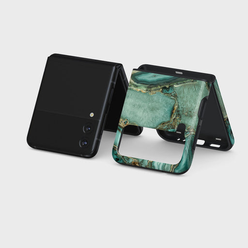 Ubud Jungle - Turquoise Samsung Galaxy Z Flip 3 Case 5