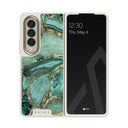 Ubud Jungle - Turquoise Samsung Galaxy Z Fold 4 Case 34