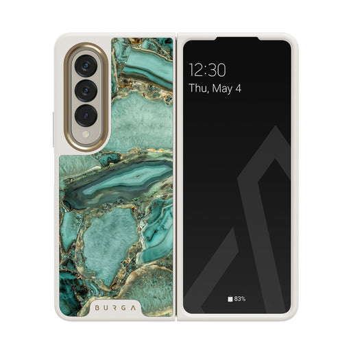 Ubud Jungle - Turquoise Samsung Galaxy Z Fold 4 Case 34