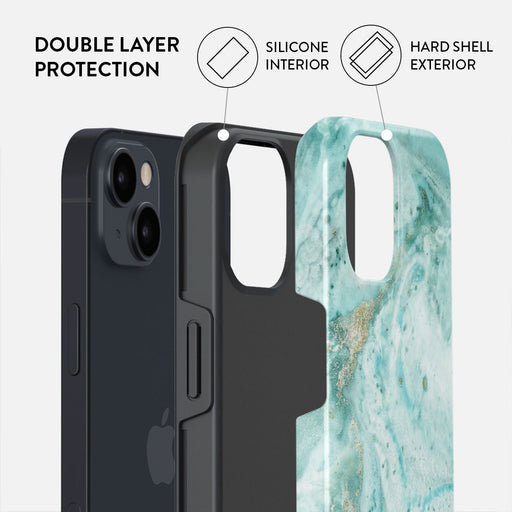 Uluwatu Waves - Teal iPhone 15 Plus Case 6