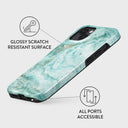 Uluwatu Waves - Teal iPhone 15 Plus Case 7