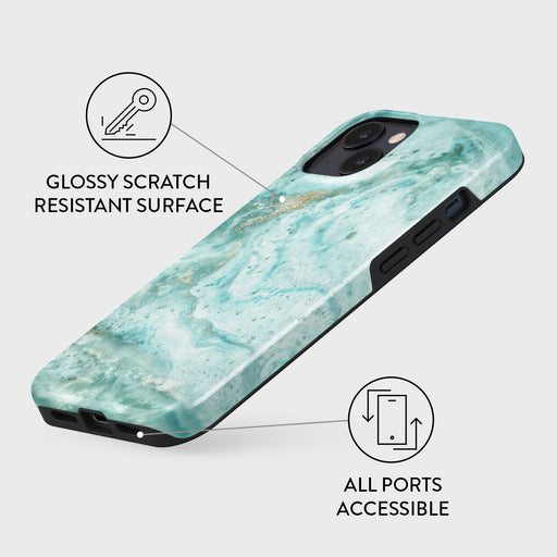 Uluwatu Waves - Teal iPhone 15 Plus Case 7