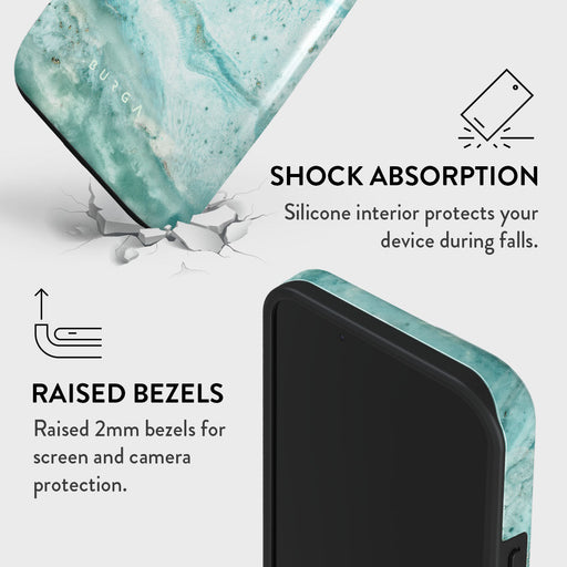 Uluwatu Waves - Teal iPhone 15 Plus Case 8