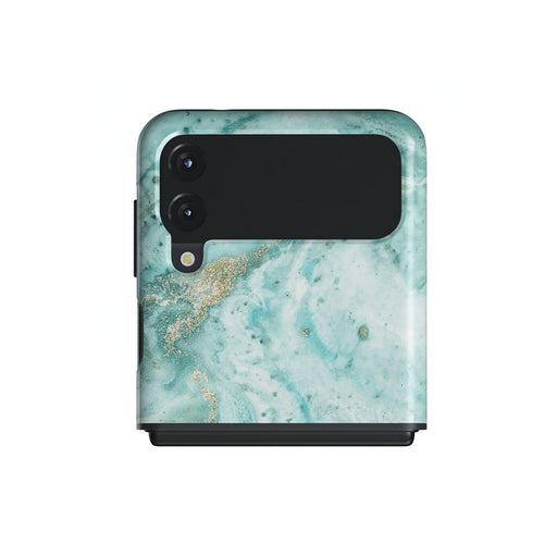 Uluwatu Waves - Teal Samsung Galaxy Z Flip 3 Case 1
