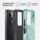 Uluwatu Waves - Teal Xiaomi Redmi Note 12 Pro+ 5G Case 2