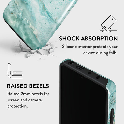 Uluwatu Waves - Teal Xiaomi Redmi Note 12 Pro+ 5G Case 4