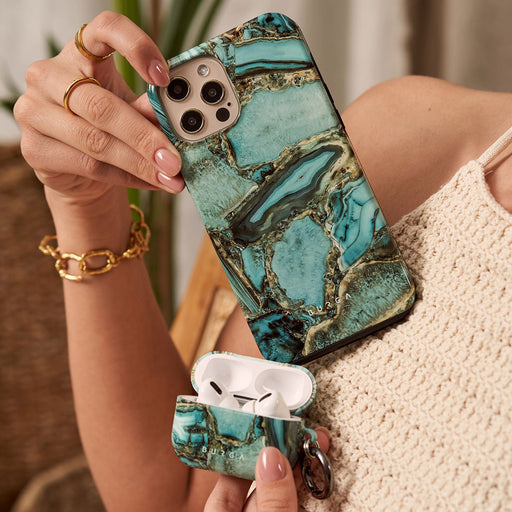 Ubud Jungle - Turquoise Samsung Galaxy Z Flip 3 Case 11