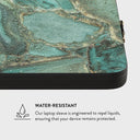 Ubud Jungle - Turquoise Laptop Sleeve 10