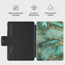 Ubud Jungle - Turquoise Samsung Galaxy Tab S9 FE Case 2