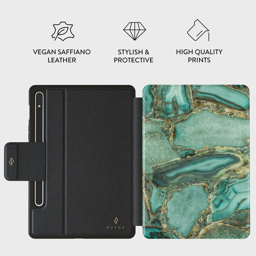 Ubud Jungle - Turquoise Samsung Galaxy Tab S9 FE Case 2