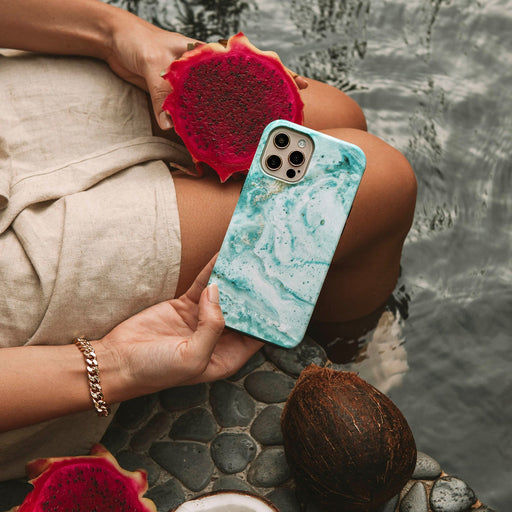 Uluwatu Waves - Teal Samsung Galaxy Z Flip 3 Case 9