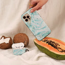 Uluwatu Waves - Teal iPhone 15 Plus Case 26