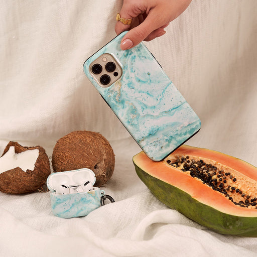 Uluwatu Waves - Teal iPhone 15 Plus Case 26