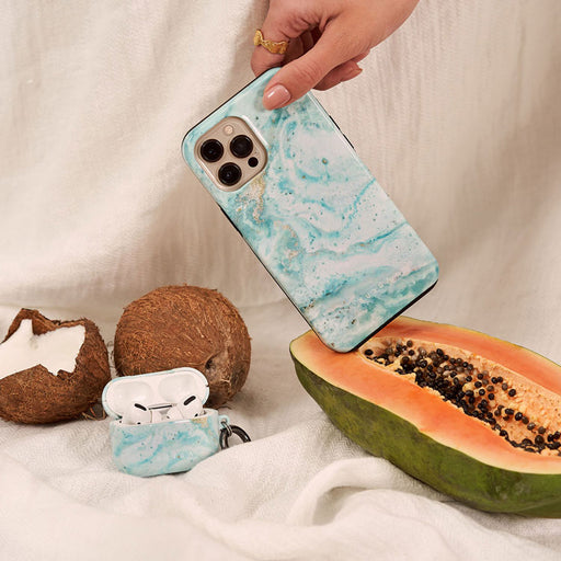 Uluwatu Waves - Teal Samsung Galaxy S25 Case 8