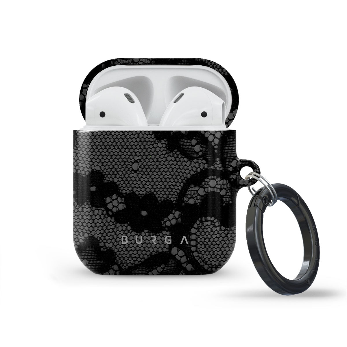 【新品未使用】BURGA イヤホンケース ホワイト/シルバー 新品未使用】BURGA イヤホンケース ホワイト/シルバー 新品未