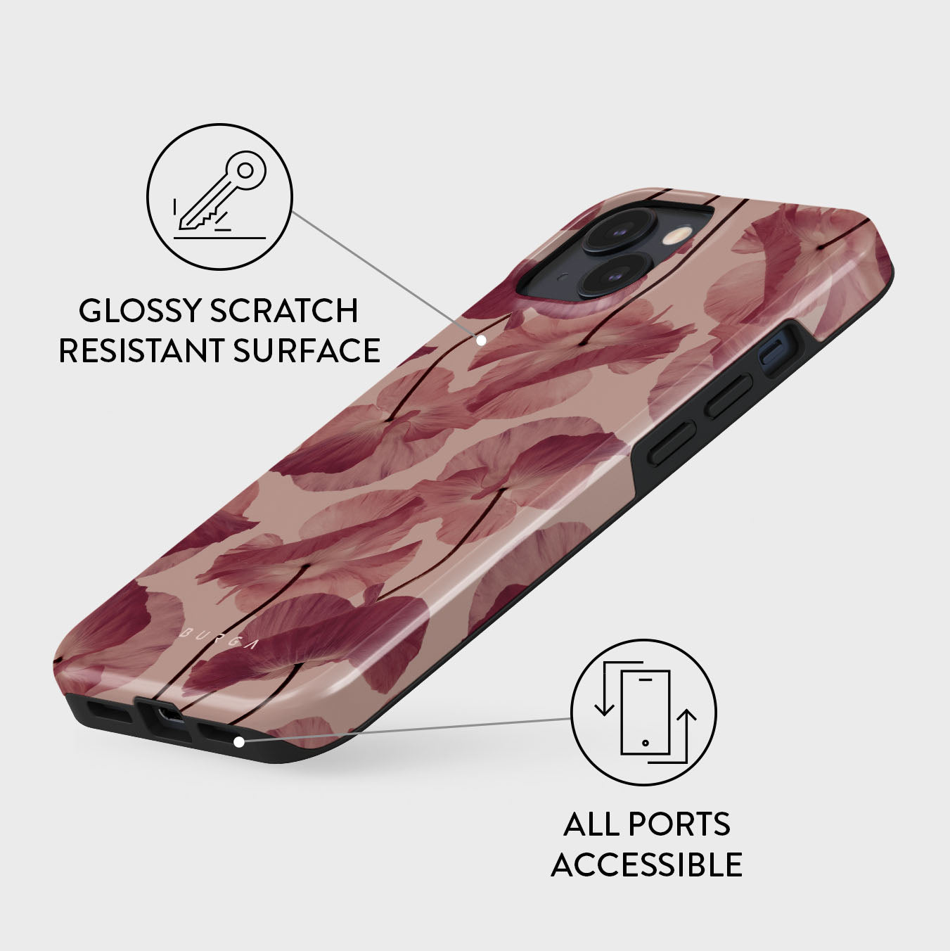 Tender Kiss - iPhone 13 Case | BURGA