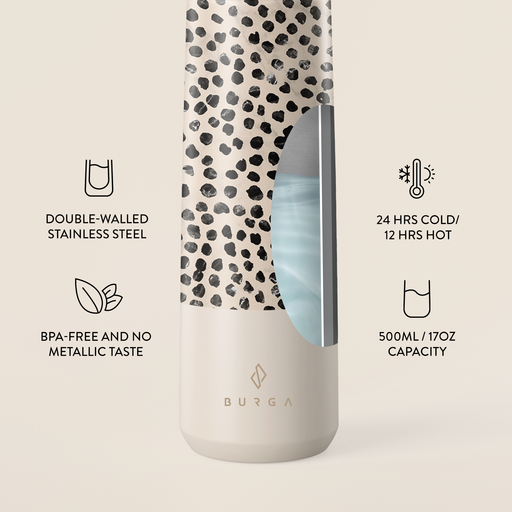 Almond Latte - Cute Water Bottle 3