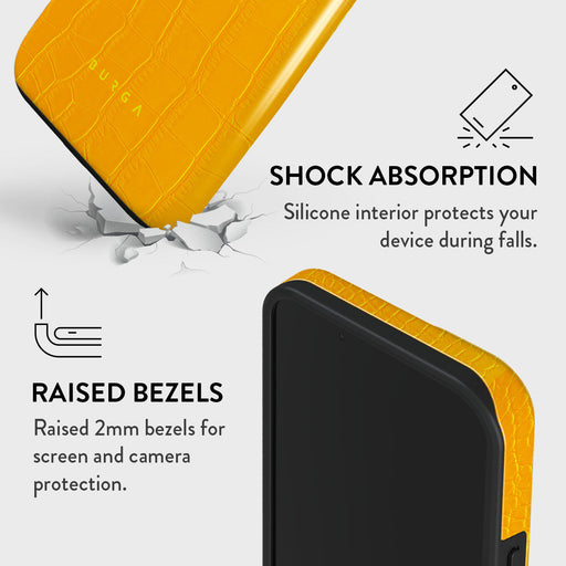 Canary Yellow - Snake Skin iPhone 15 Plus Case 8