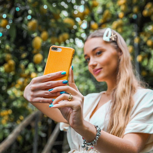 Canary Yellow - Snake Skin iPhone 15 Plus Case 23